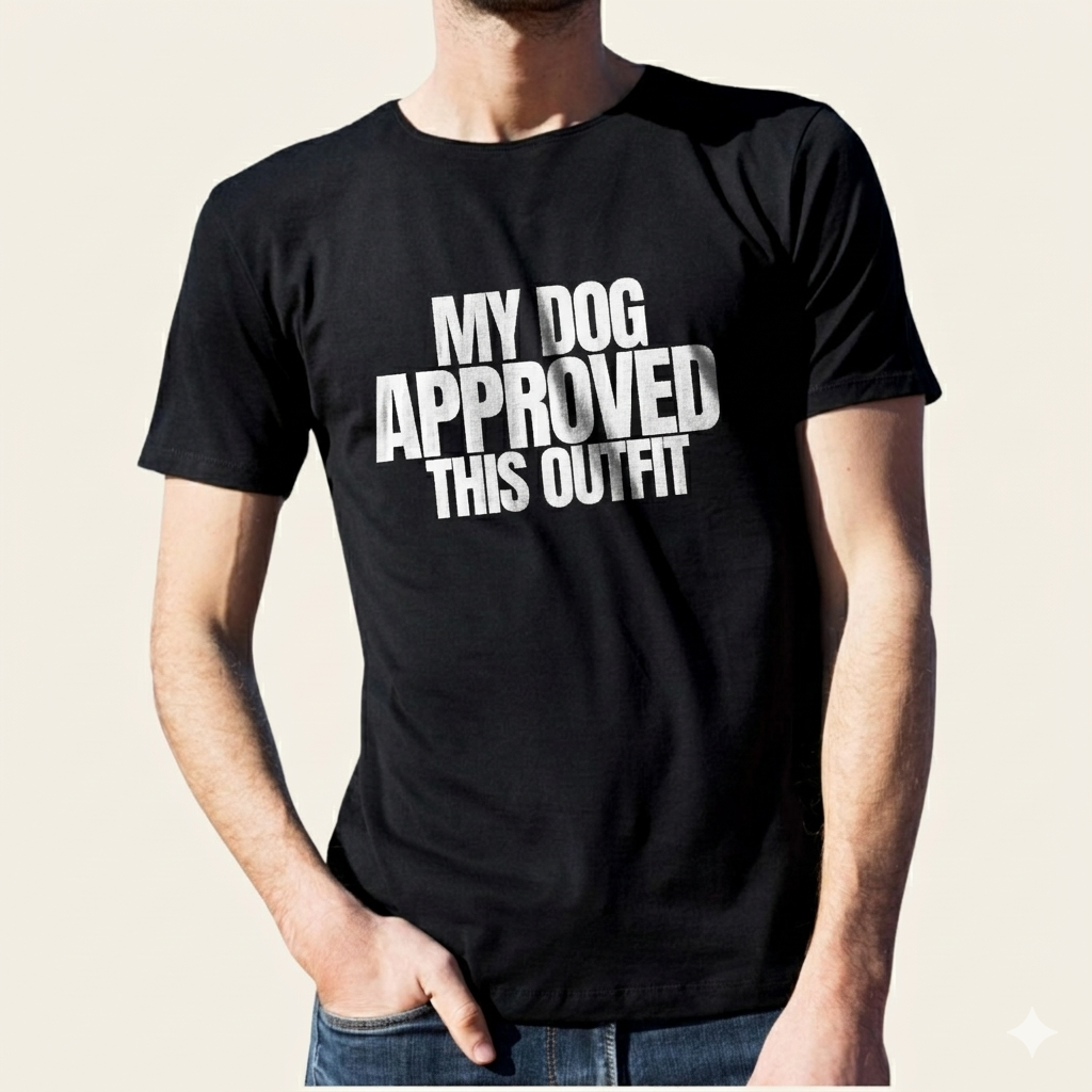 My Dog Approved This Outfit — KRUUF Minimal Tee