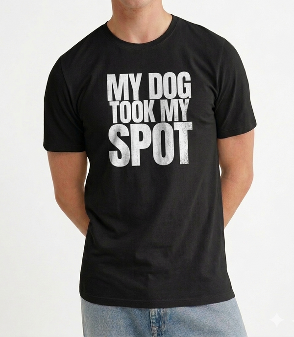 My Dog Took My Spot — KRUUF Minimal Tee